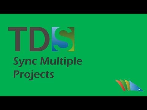 Improve workflow in solutions with a large number of TDS projects with Sync Multiple Projects
